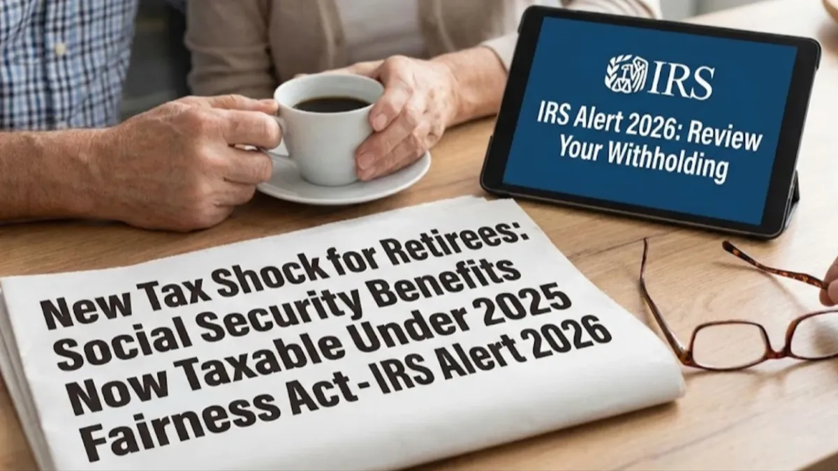 New Tax Shock for Retirees: Social Security Benefits Now Taxable Under 2025 Fairness Act – IRS Alert 2026